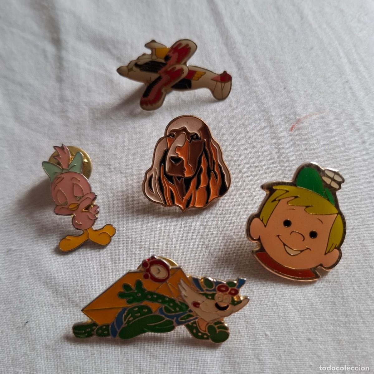 Pins de colecci&oacute;n: Lote de 5 pins vintage