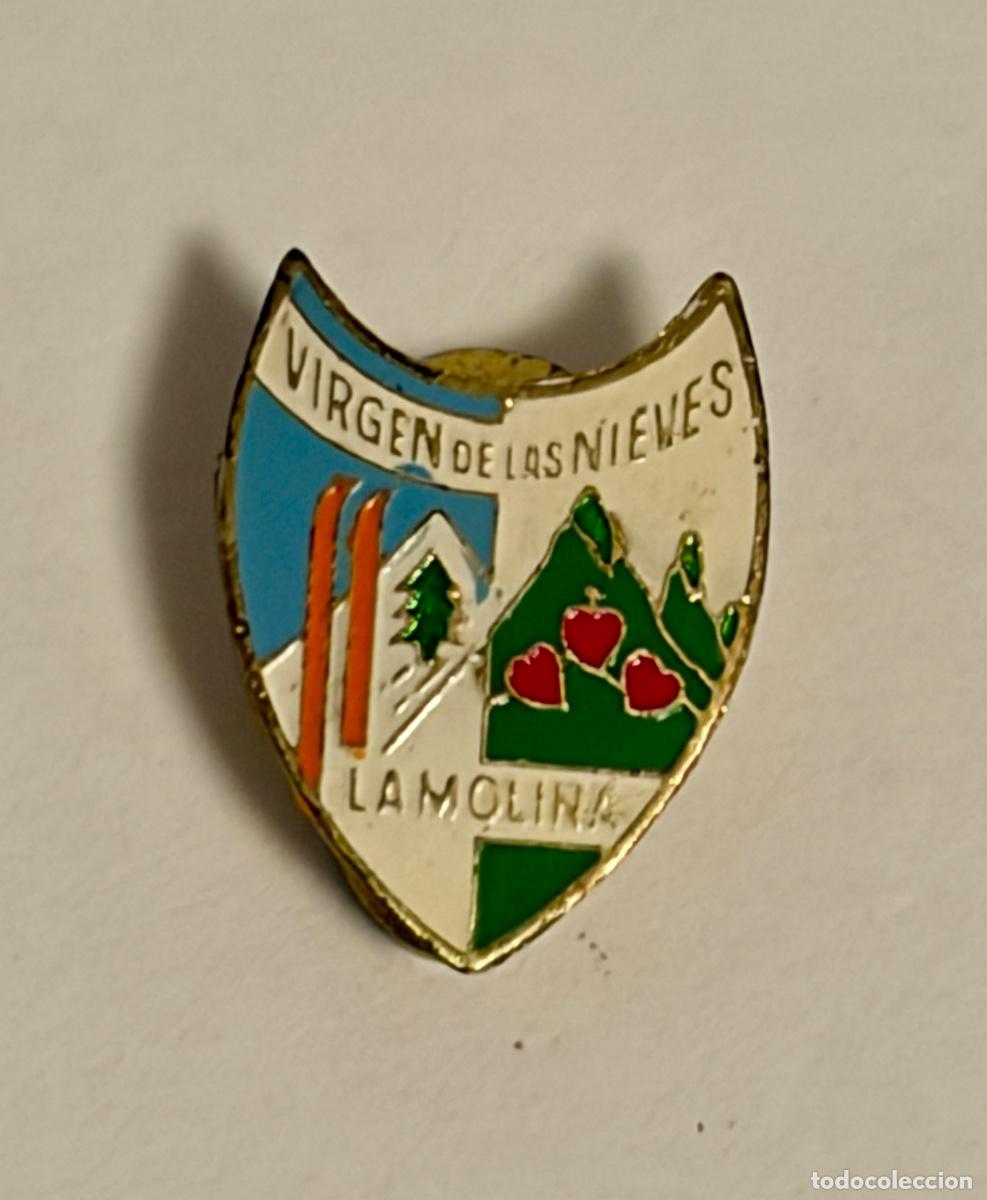 Pins de colecci&oacute;n: ANTIGUA INSIGNIA VIRGEN DE LAS NIEVES - PISTAS ESQUI LA MOLINA