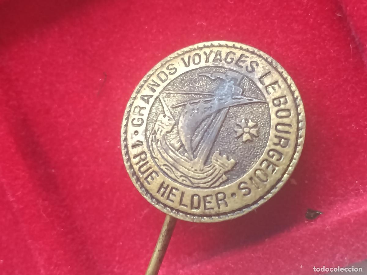 Pins de colecci&oacute;n: Insignia antigua. Cruceros, trasatl&aacute;nticos. Grands Voyages Le Bourgeois 1 Rue Helder