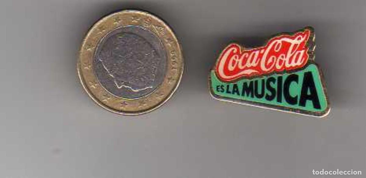 Pins de colecci&oacute;n: PINS COCA COLA ES LA MUSICA EL DE LA IMAGEN