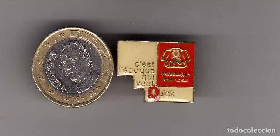 Pins de colecci&oacute;n: PINS RESTAURANTES QUICK EL DE LA IMAGEN