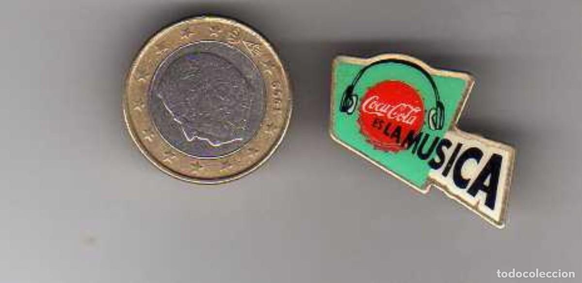Pins de colecci&oacute;n: PINS COCA COLA MUSICA EL DE LA IMAGEN