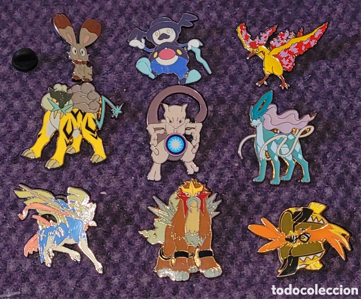 Pins de colecci&oacute;n: Bonito lote 9 pins oficiales Pokemon