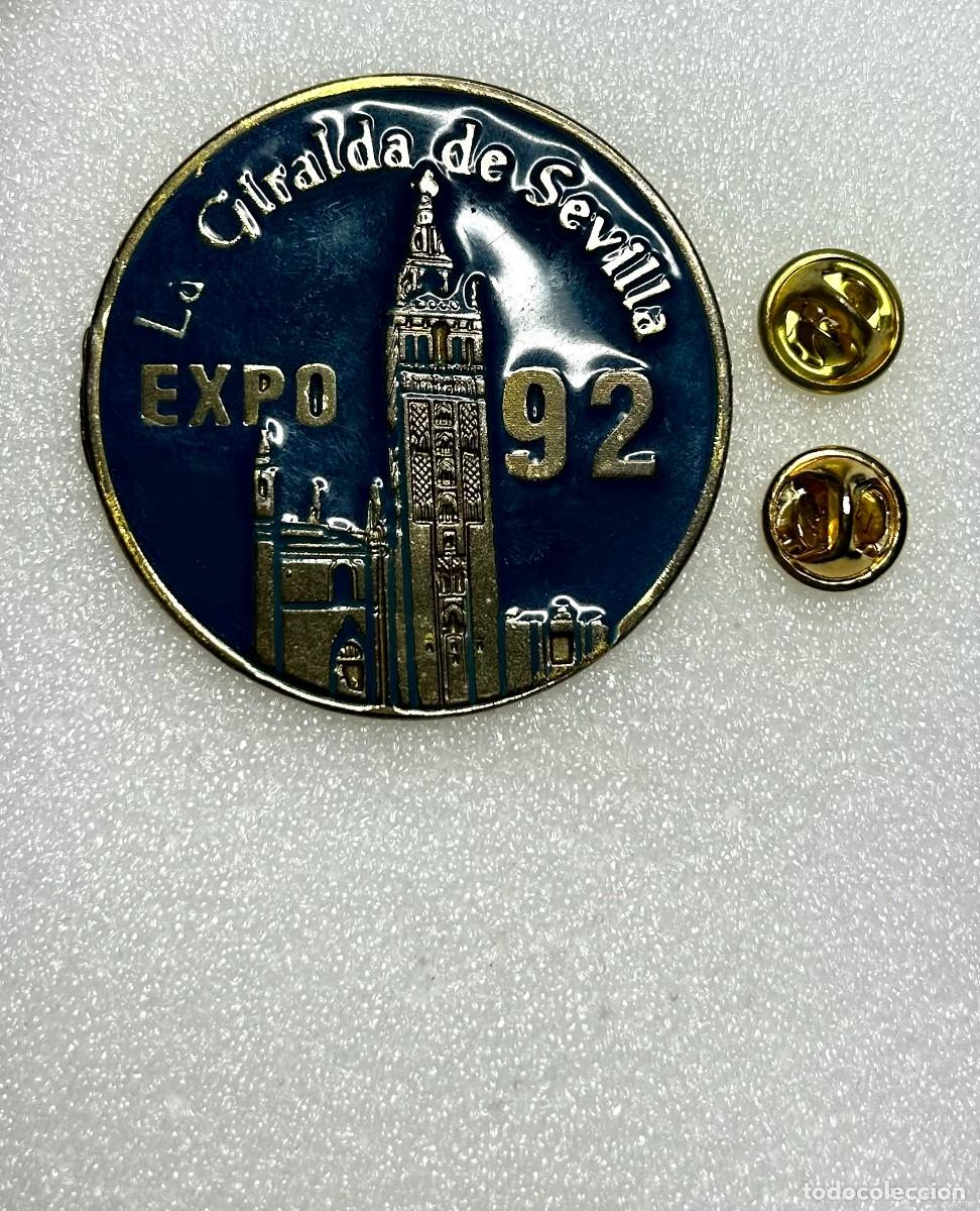 Pins de colecci&oacute;n: 3724.Pin conmemorativo de la Exposici&oacute;n Universal de Sevilla de 1992 (Expo 92)