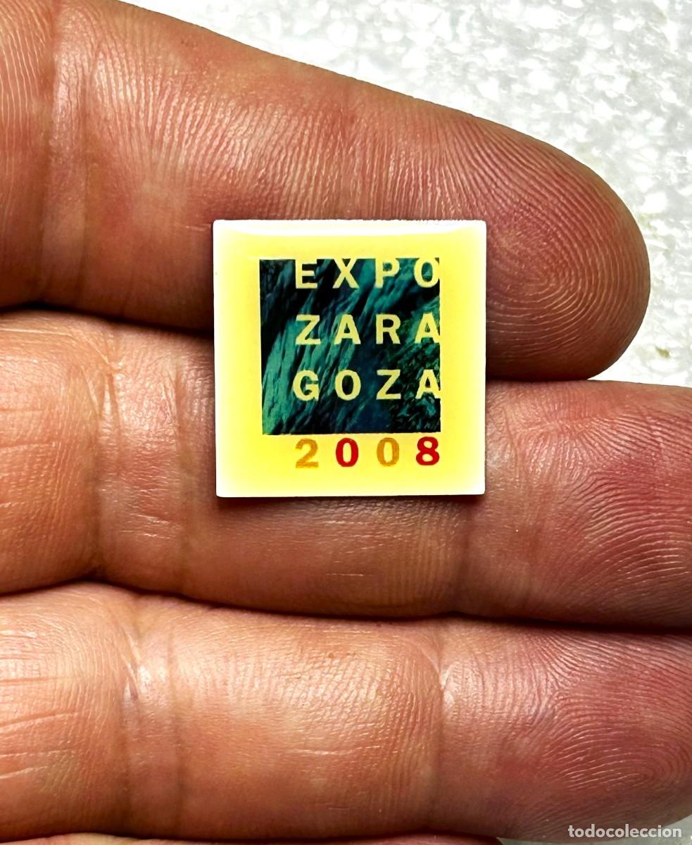 Pins de colecci&oacute;n: 3732.Pin oficial de la Exposici&oacute;n Internacional de Zaragoza 2008, celebrada en Espa&ntilde;a