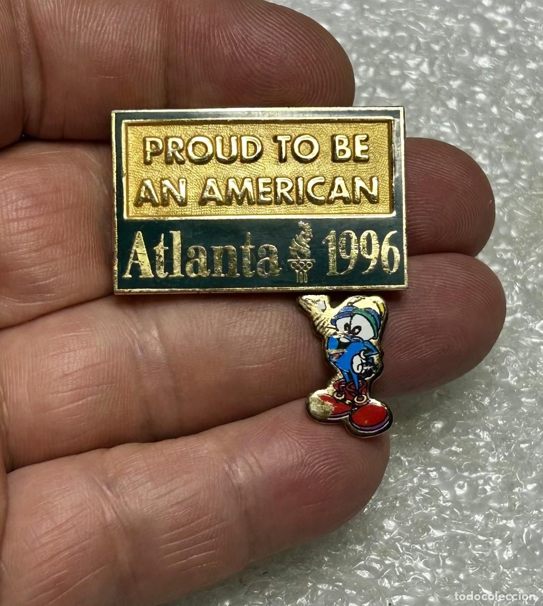 Sammlung von Pins: 3733.Pin articulado oficial de los Juegos Ol&iacute;mpicos de Verano de Atlanta 1996 con Izzy la mascota