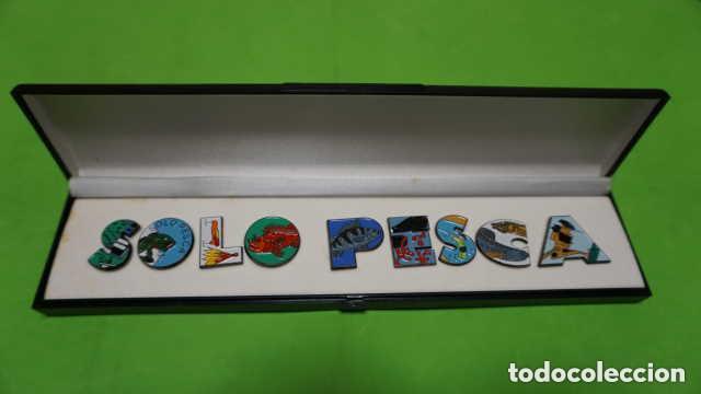 Pins de colecci&oacute;n: RARA Y &Uacute;NICA COLECCI&Oacute;N DE PINS &ldquo;SOLO PESCA&rdquo; &ndash; PIEZA EXCLUSIVA DE COLECCIONISMO.