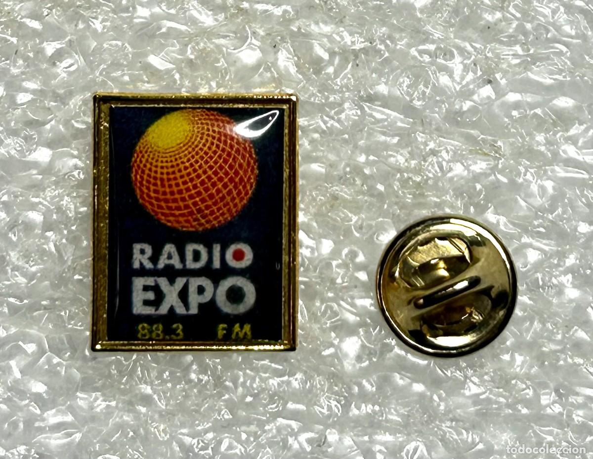 Pins de colecci&oacute;n: 3740.Pin de la Exposici&oacute;n Universal de 1992 de Sevilla (Expo '92) Radio Expo