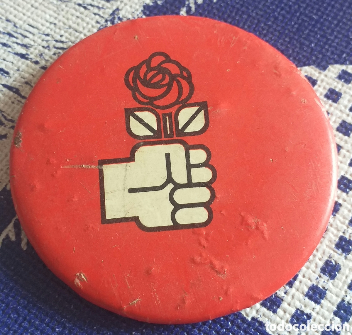Pins de colecci&oacute;n: BADGE/CHAPA DE AGUJA PSOE A&Ntilde;OS 80 (VER FOTOS)