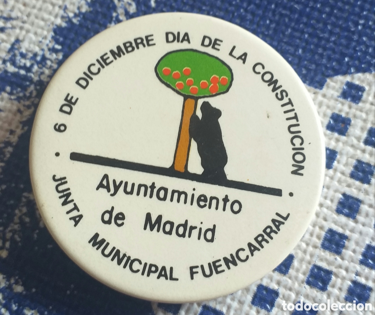 Pins de colecci&oacute;n: Badge/CHAPA DE AGUJA MADRID