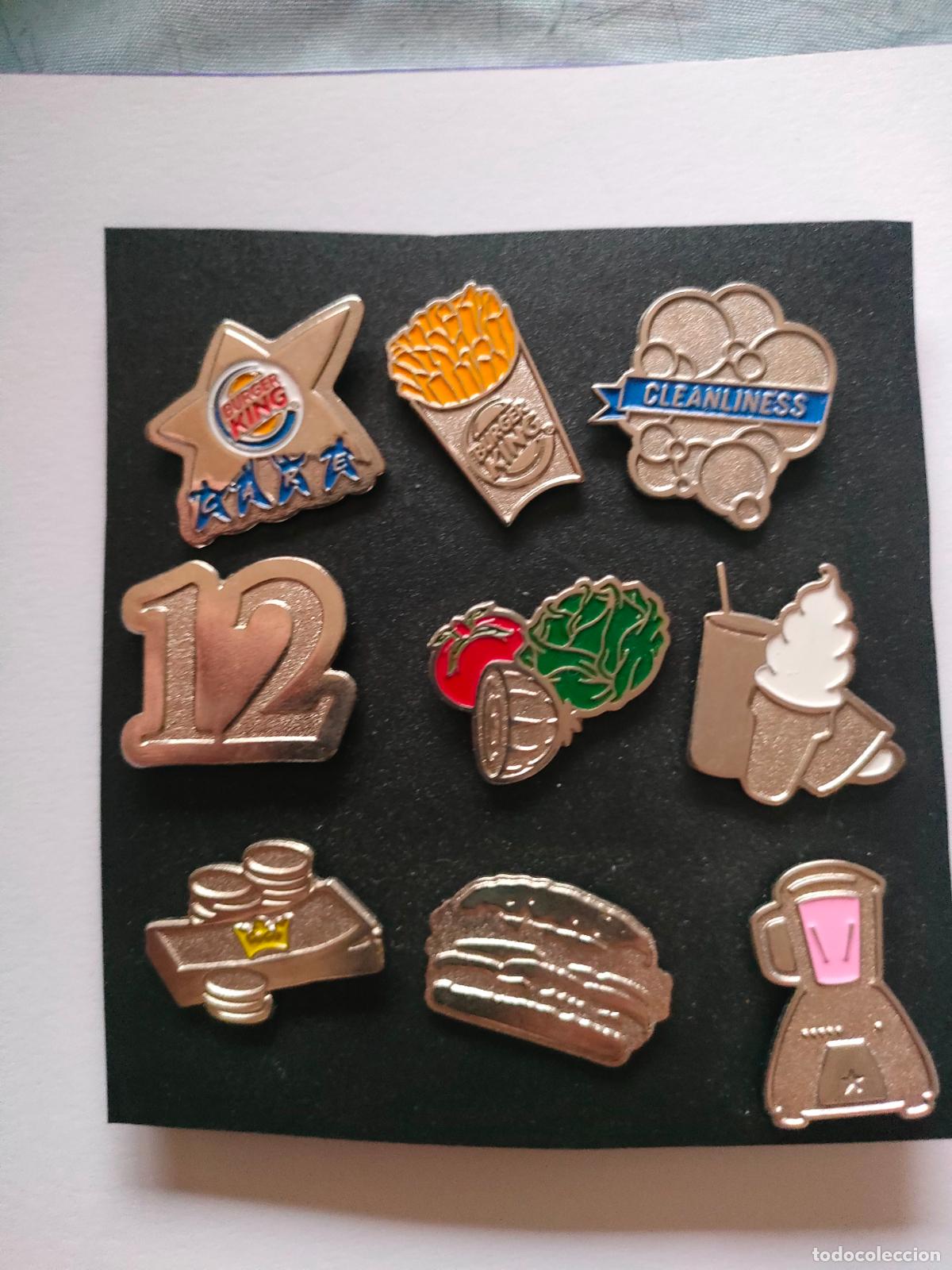 Pins de colecci&oacute;n: COLECCI&Oacute;N COMPLETA PINS BURGUER KING