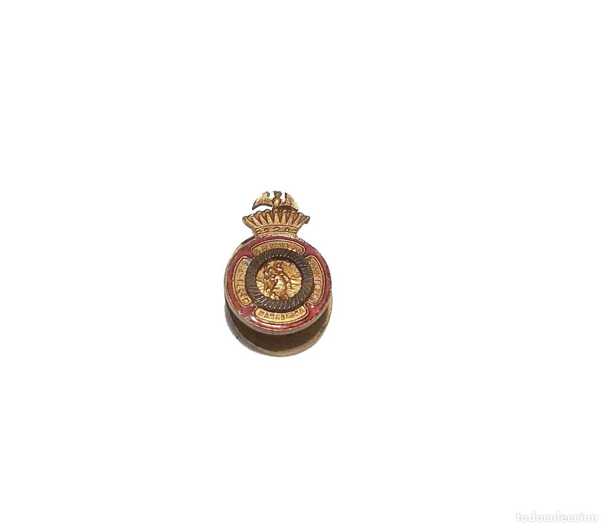 Pins de colecci&oacute;n: Antigua insignia de solapa chauffeurs Barcelona