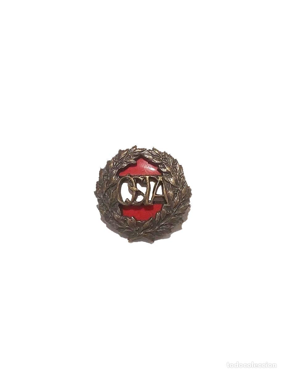 Pins de colecci&oacute;n: Antigua insignia de plata - Foto 1