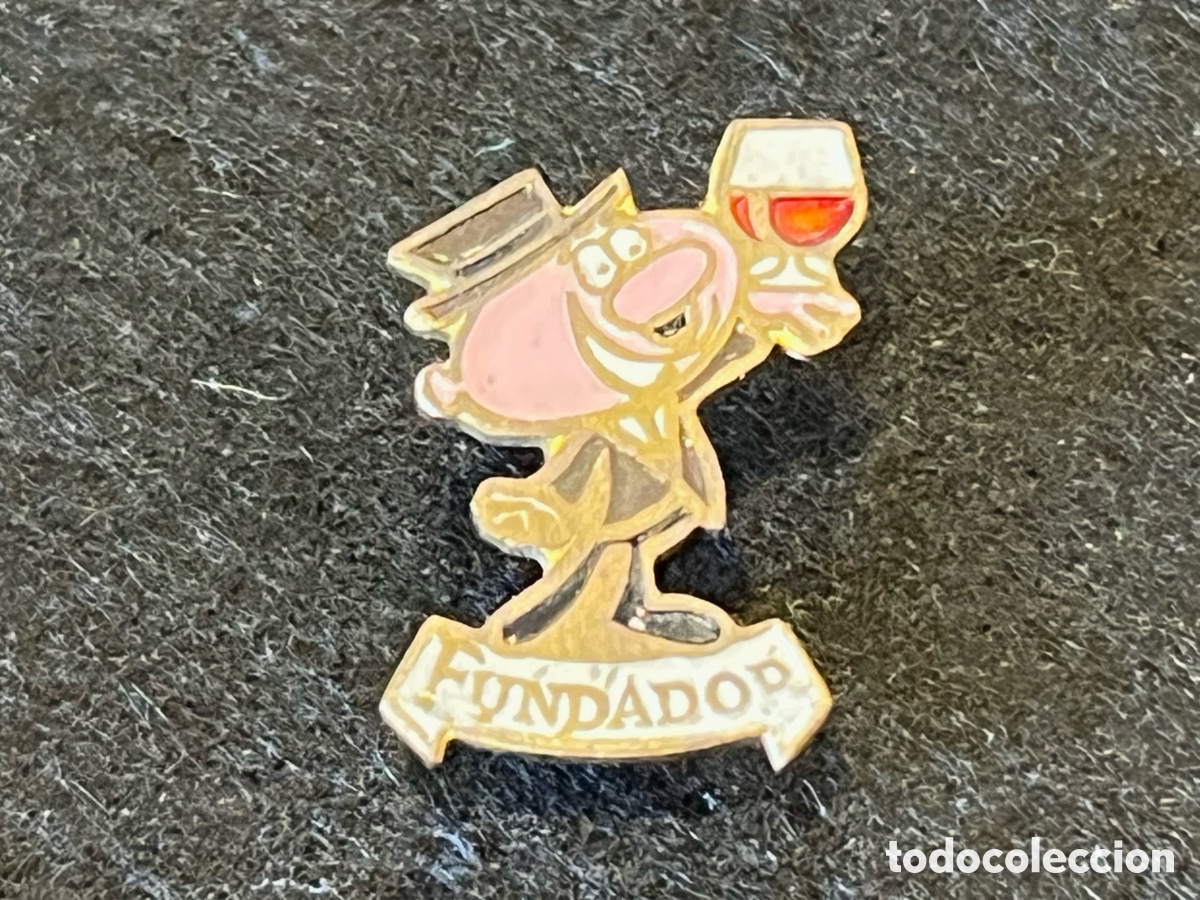 Pins de colecci&oacute;n: CO&Ntilde;AC BRANDY FUNDADOR INSIGNIA DE AGUJA PIN BEBIDA JEREZ ESPA&Ntilde;A