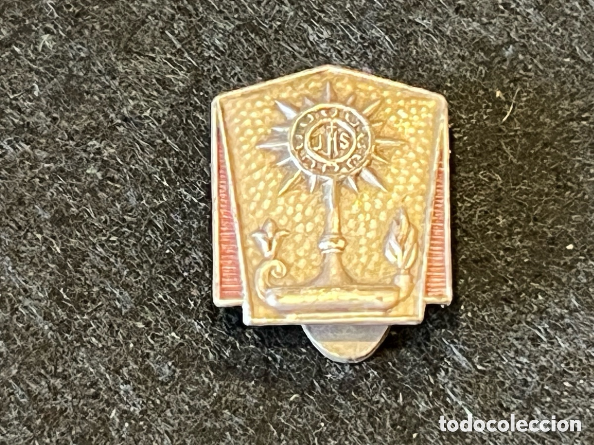 Pins de colecci&oacute;n: CUSTODIA INSIGNIA RELIGIOSA CAT&Oacute;LICA PIN SOLAPA OJAL.