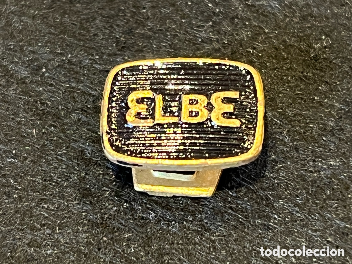 Pins de colecci&oacute;n: ELBE TV TELEVISI&Oacute;N INSIGNIA DE SOLAPA OJAL PUBLICITARIO.