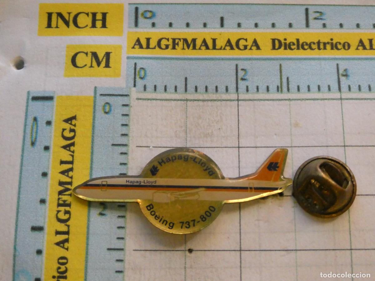 Pins de colecci&oacute;n: PIN DE AVIONES AEROL&Iacute;NEAS. BOEING 737 800 DE HAPAG LLOYD