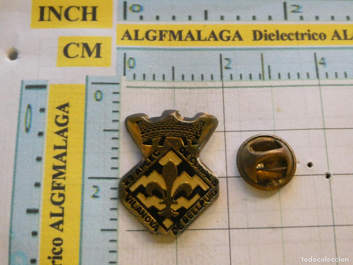 Pins de colecci&oacute;n: PIN DE HER&Aacute;LDICA FIESTA. 23 APLEC DE CORALS VILANOVA DE BELPUIG