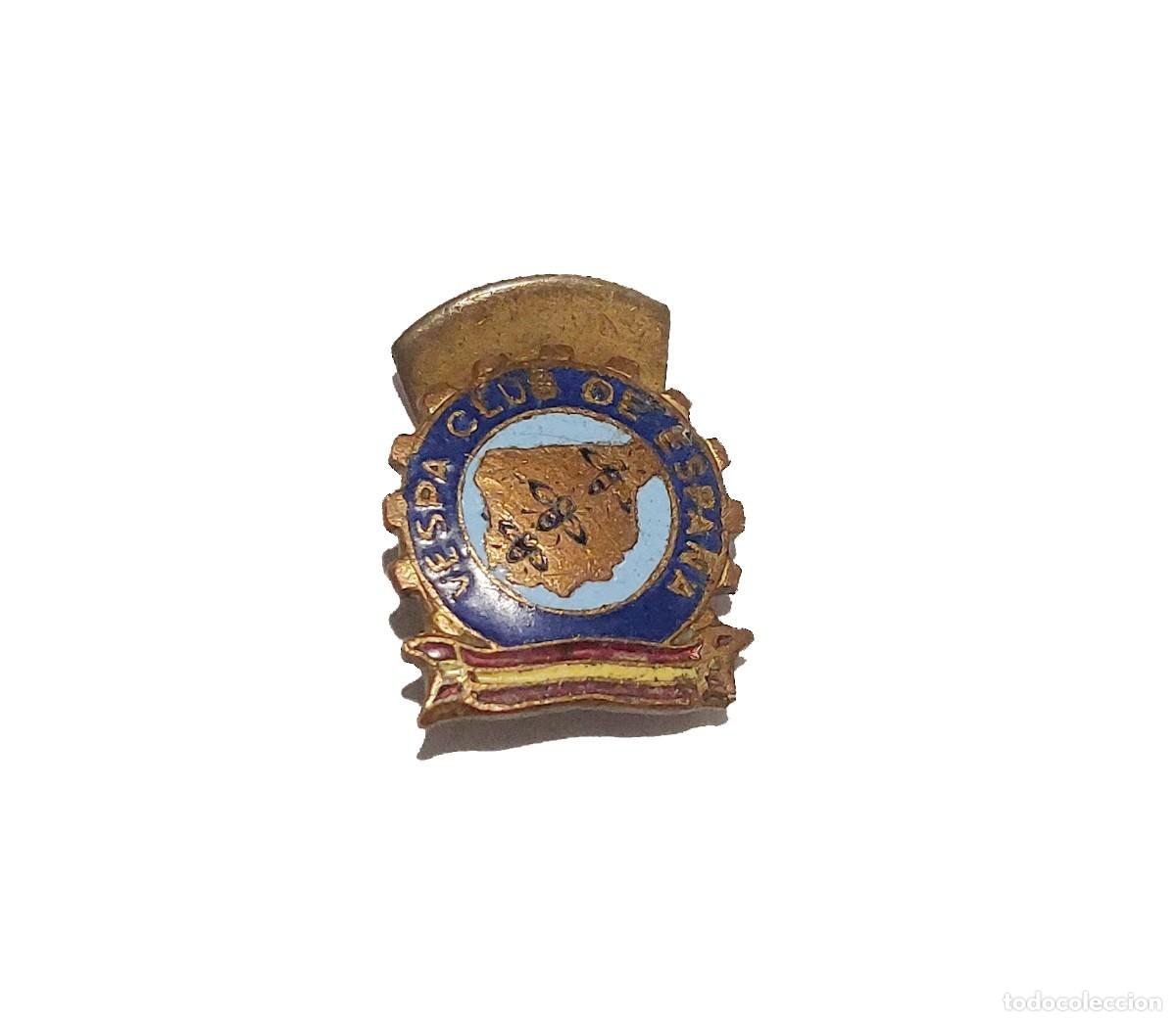 Pins de colecci&oacute;n: Antigua insignia esmaltada Vespa Club de Espa&ntilde;a
