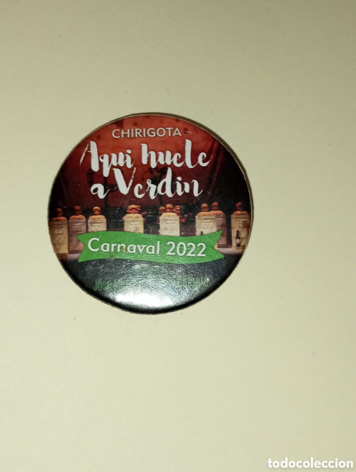 Pins de colecci&oacute;n: Carnaval de C&aacute;diz aqu&iacute; huele a verd&iacute;n 2022