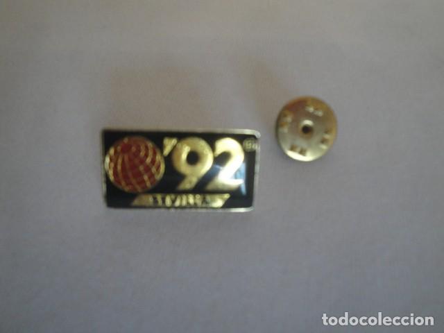 Pins de colecci&oacute;n: Insignia pin met&aacute;lica esmaltada EXPO 92&rsquo; Sevilla.
