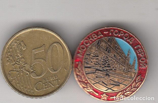 Pins de colecci&oacute;n: PIN - INSIGNIA DE AGUJA - URSS - KREMLIN EN MOSC&Uacute; - CIUDAD H&Eacute;ROE