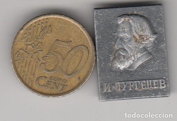 Pins de colecci&oacute;n: PIN - INSIGNIA DE AGUJA - URSS - HOMENAJE AL ESCRITOR IVAN TURGUENEV