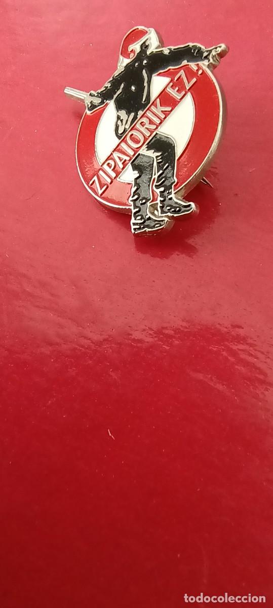 Pins de colecci&oacute;n: No pin - Insignia imperdible - Pol&iacute;tico vasco Zipaiorik ez