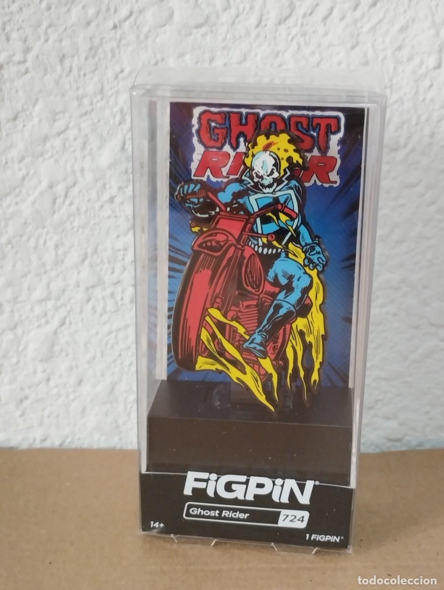 Pins de colecci&oacute;n: PIN FIGPIN MOTORISTA FANTASMA GHOST RIDER 724 - COLECCION MARVEL