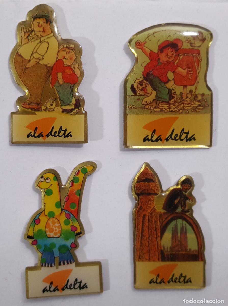 Pins de colecci&oacute;n: LOTE 4 PIN ALA DELTA LITERATURA INFANTIL