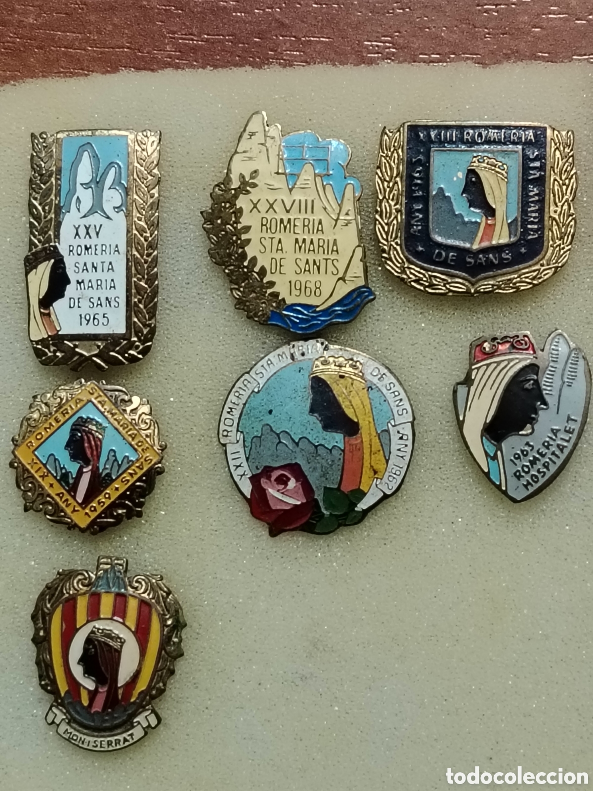Pins de colecci&oacute;n: Insignias Romerias a Montserrat