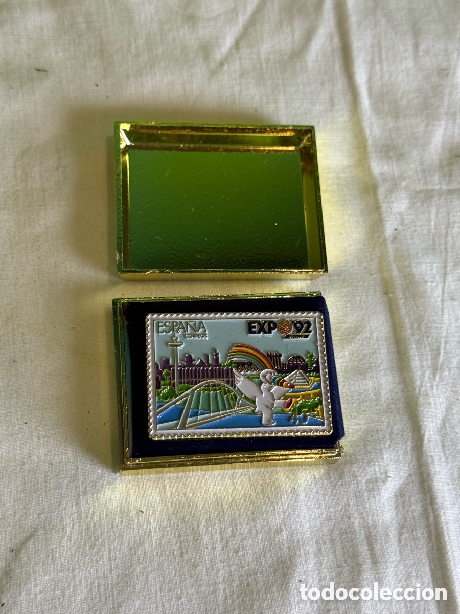 Pins de colecci&oacute;n: Pin Sello Filat&eacute;lico Espa&ntilde;a Expo '92(Sevilla)