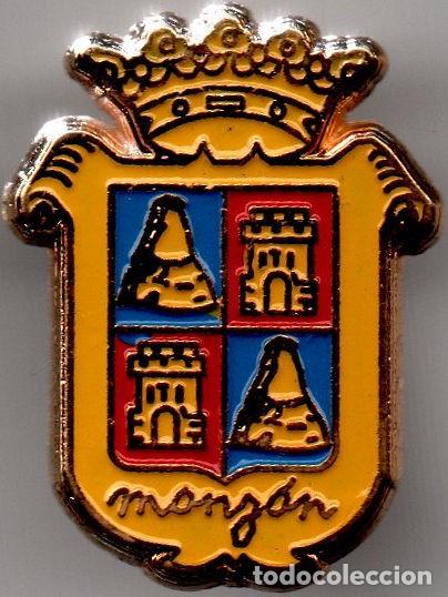 Pins de colecci&oacute;n: PINS ESCUDOS HERALDICOS MUNICIPIOS ESPA&Ntilde;A MONZON HUESCA