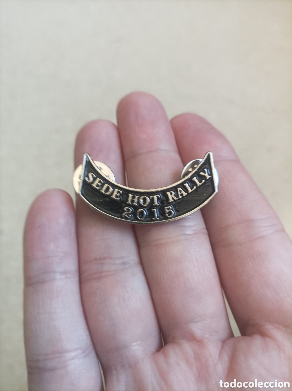 Pins de colecci&oacute;n: Pins insignia sede Hot Rally 2015 Murcia Chapter Moteros