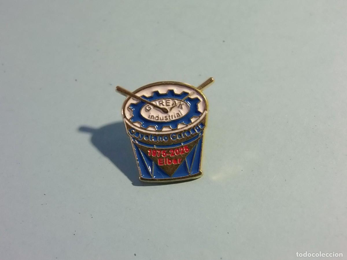 Pins de colecci&oacute;n: PIN - TAMBORRADA - EIBAR 2025 - GUREAK INDUSTRIAL.