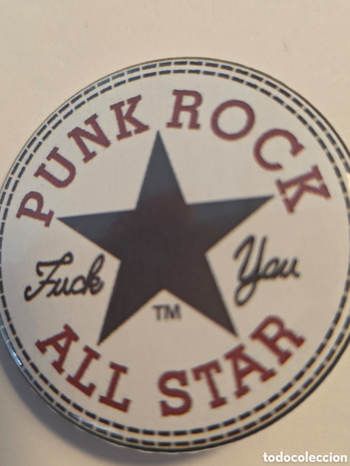 Pins de colecci&oacute;n: CHAPA PUNK ROCK ALL STAR 38mm