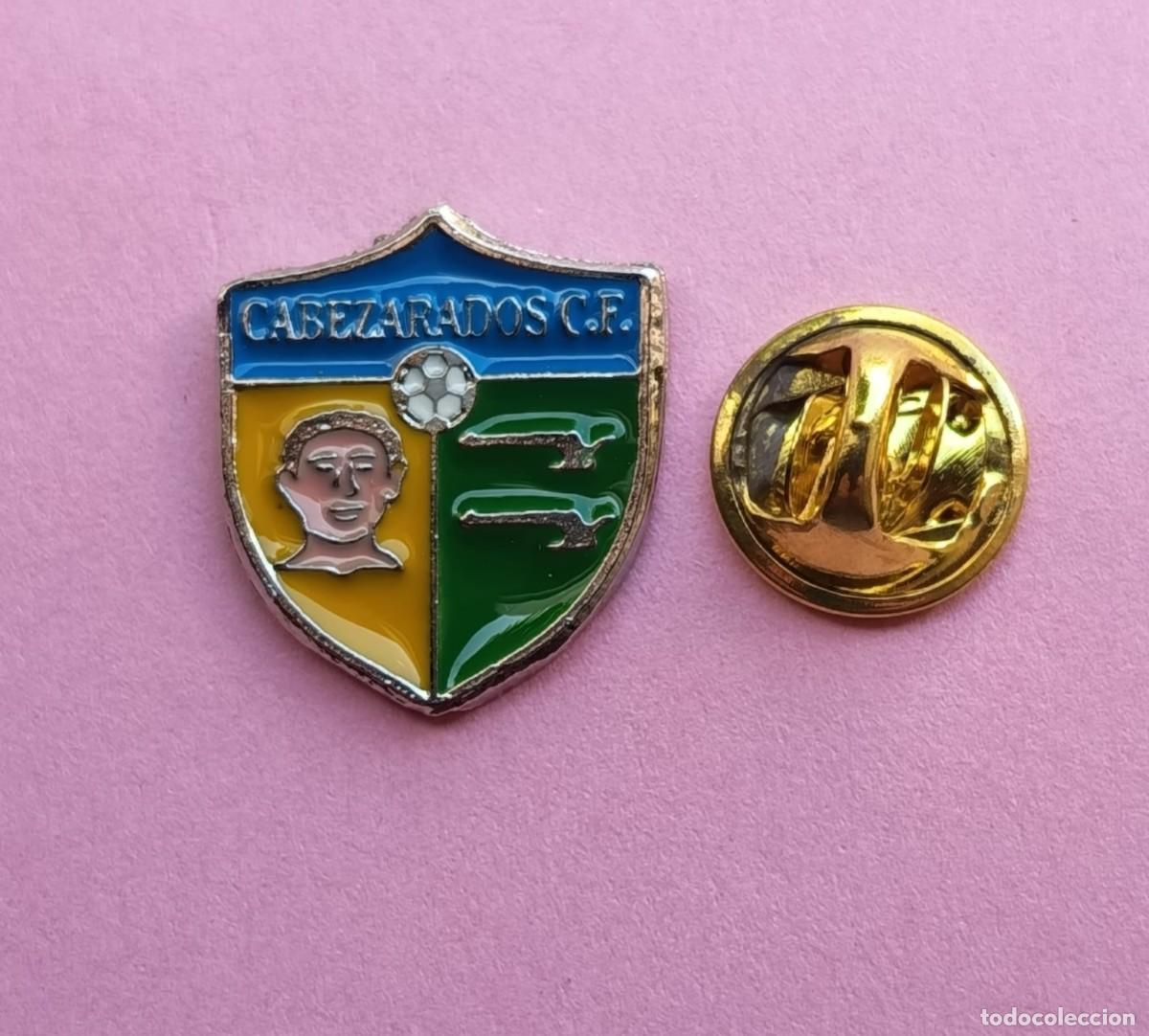 Pins de colecci&oacute;n: PIN FUTBOL - NO ESMALTE - CABEZARADOS C.F. - CABEZARADOS - CIUDAD REAL -- 130106