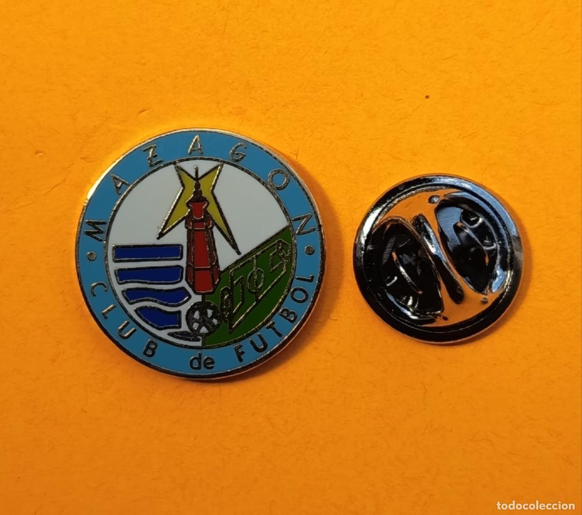 Pins de colecci&oacute;n: PIN FUTBOL - ESMALTE - MAZAGON C.F. - MAZAGON - HUELVA -- 130128