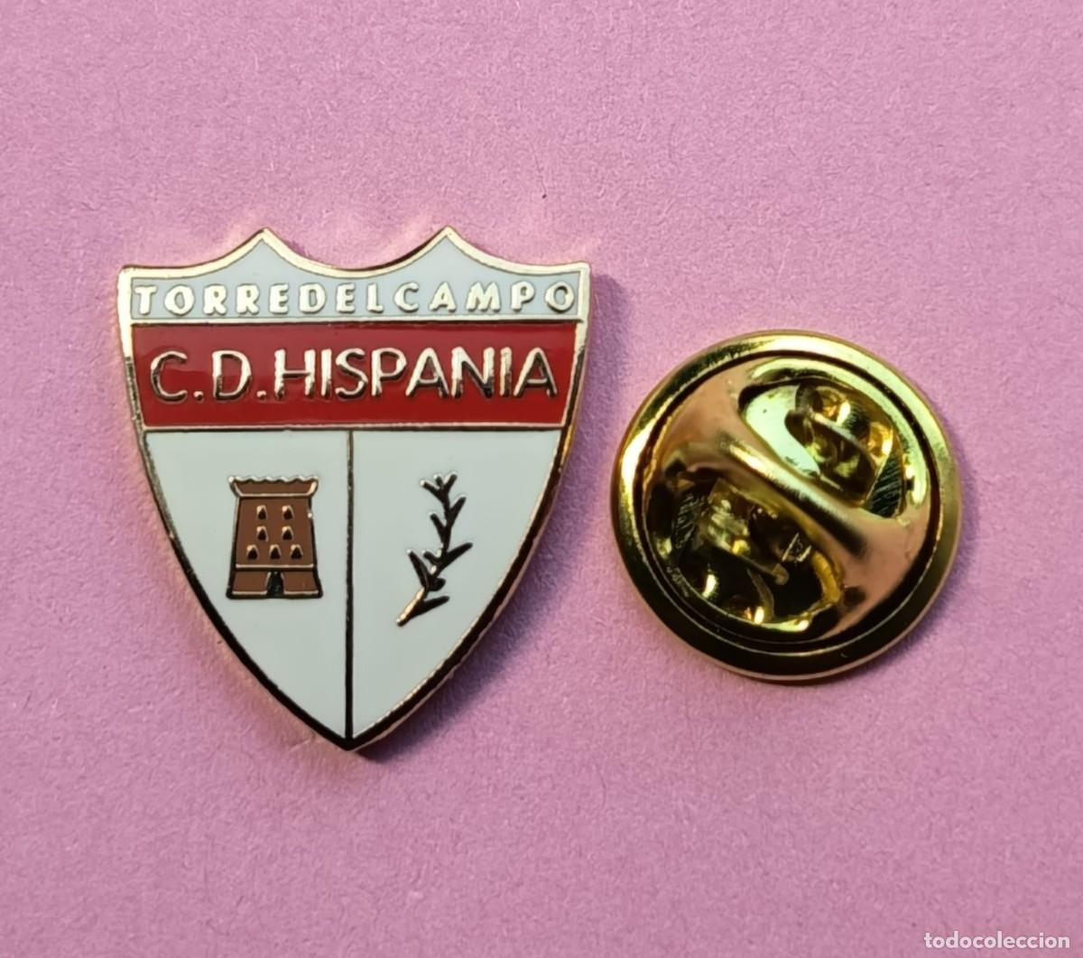 Pins de colecci&oacute;n: PIN FUTBOL - ESMALTE - C.D. HISPANIA - TORREDELCAMPO - JAEN -- 130134