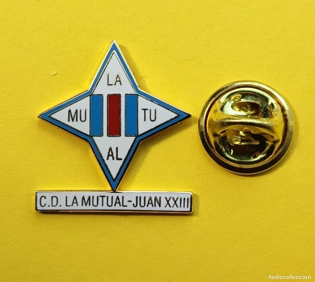 Pins de colecci&oacute;n: PIN FUTBOL - ESMALTE - C.D. LA MUTUAL JUAN XXIII - MADRID -- 130141