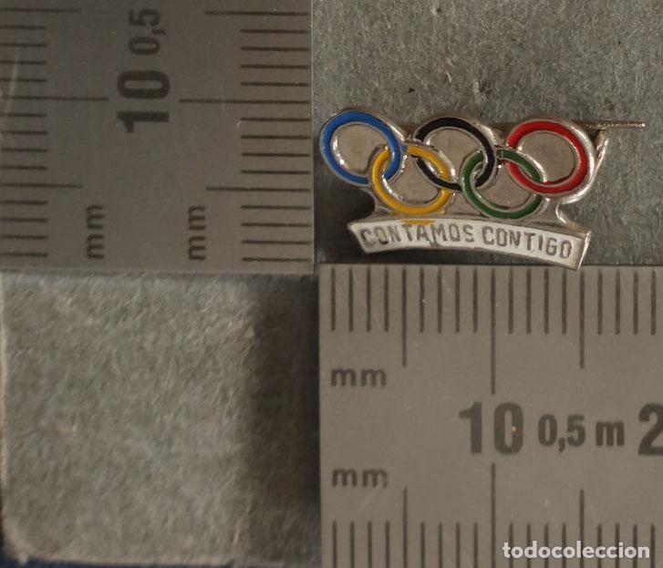 Pins de colecci&oacute;n: PIN. OLIMPICO CONTAMOS CONTIGO .