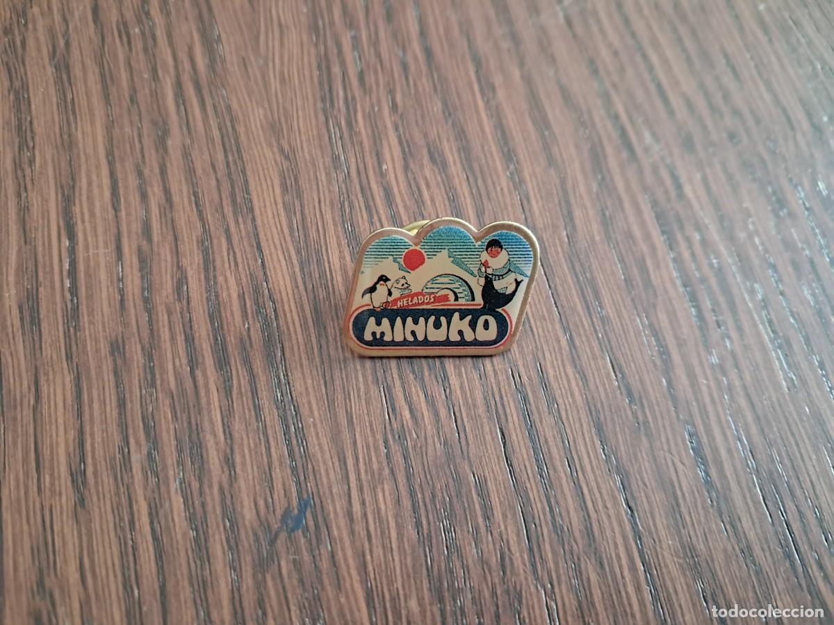 Pins de colecci&oacute;n: pin de publicidad, helados minuko.