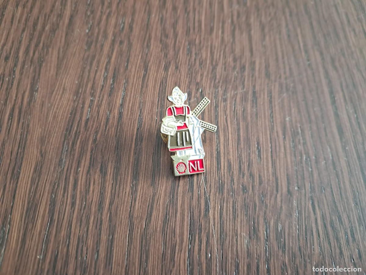 Pins de colecci&oacute;n: pin de publicidad, Shell, Holanda, Paises Bajos, Nederland.