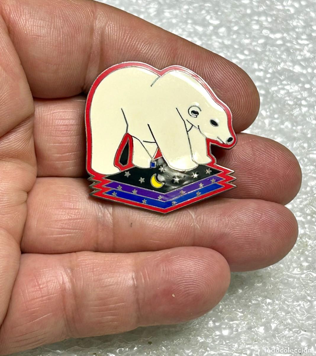 Pins de colecci&oacute;n: 3757.Pin Oso Polar del Winnipeg Pin Collector's Club lanzado en 1996