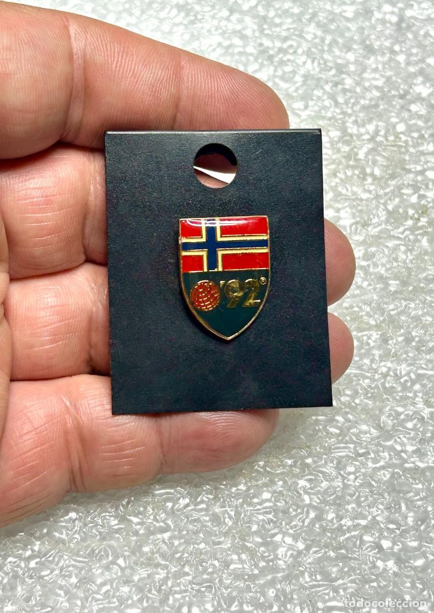 Pins de colecci&oacute;n: 3766.Pin de la Expo '92 de Sevilla representando espec&iacute;ficamente a Noruega