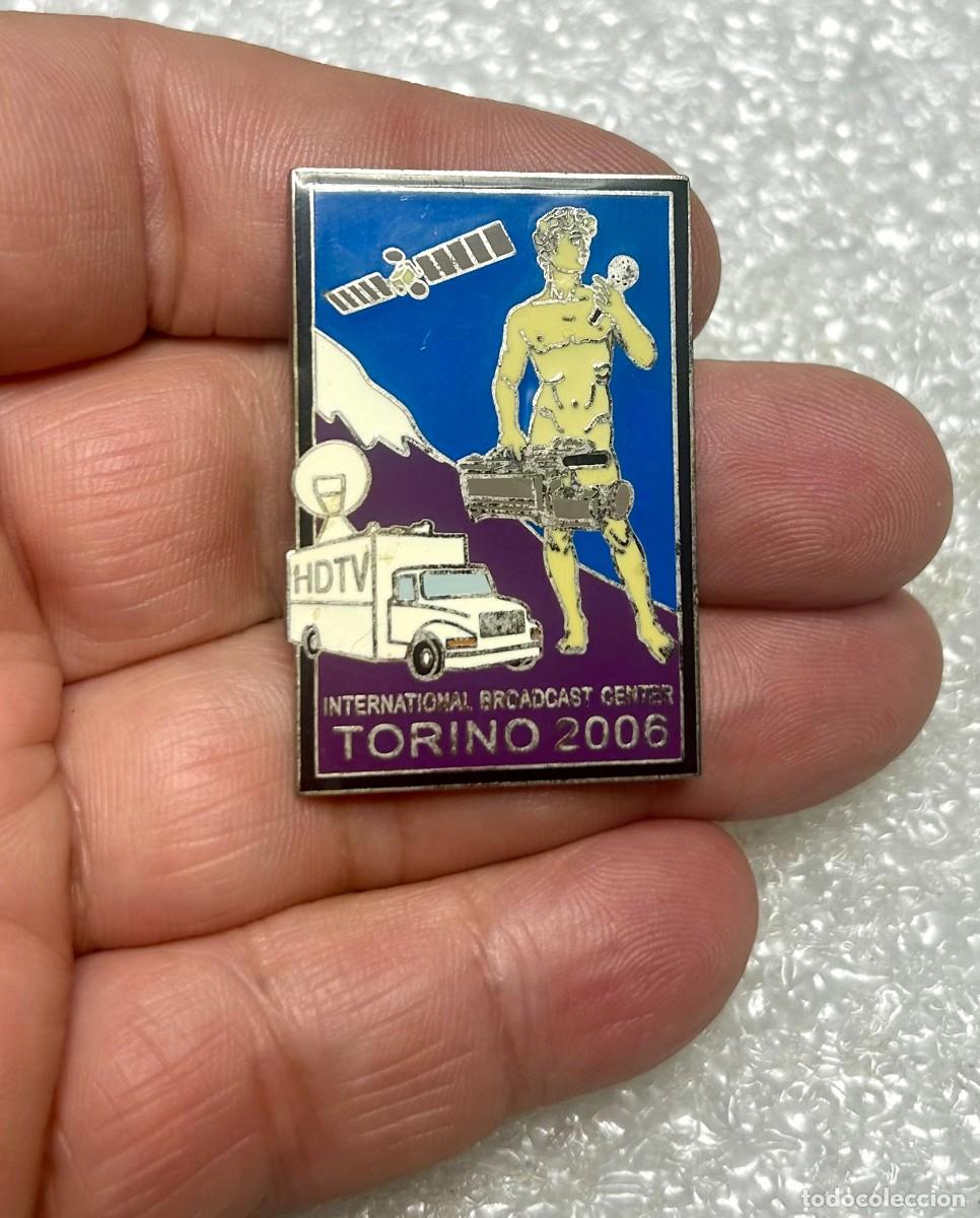 Pins de colecci&oacute;n: 3800.Pin del Centro Internacional de Radiodifusi&oacute;n (IBC) Juegos Ol&iacute;mpicos Torino 2006 (300 unidades)