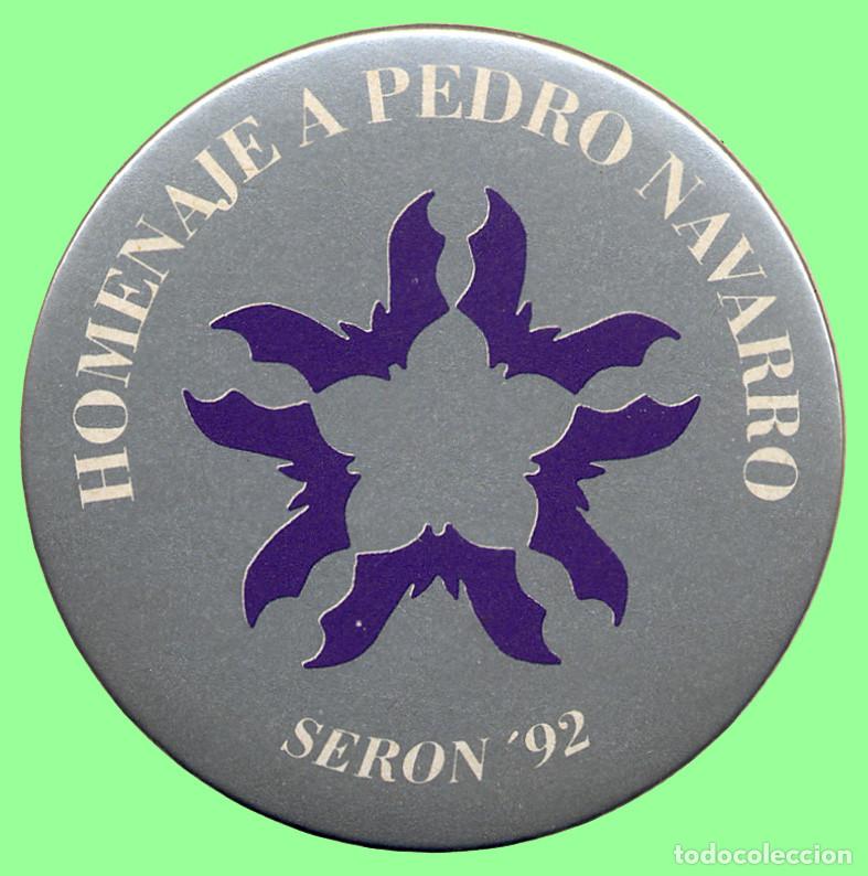 Pins de colecci&oacute;n: CHAPA - PINS - HOMENAJE A PEDRO NAVARRO - SERON (ALMERIA) 1992 - ESPELEOLOG&Iacute;A