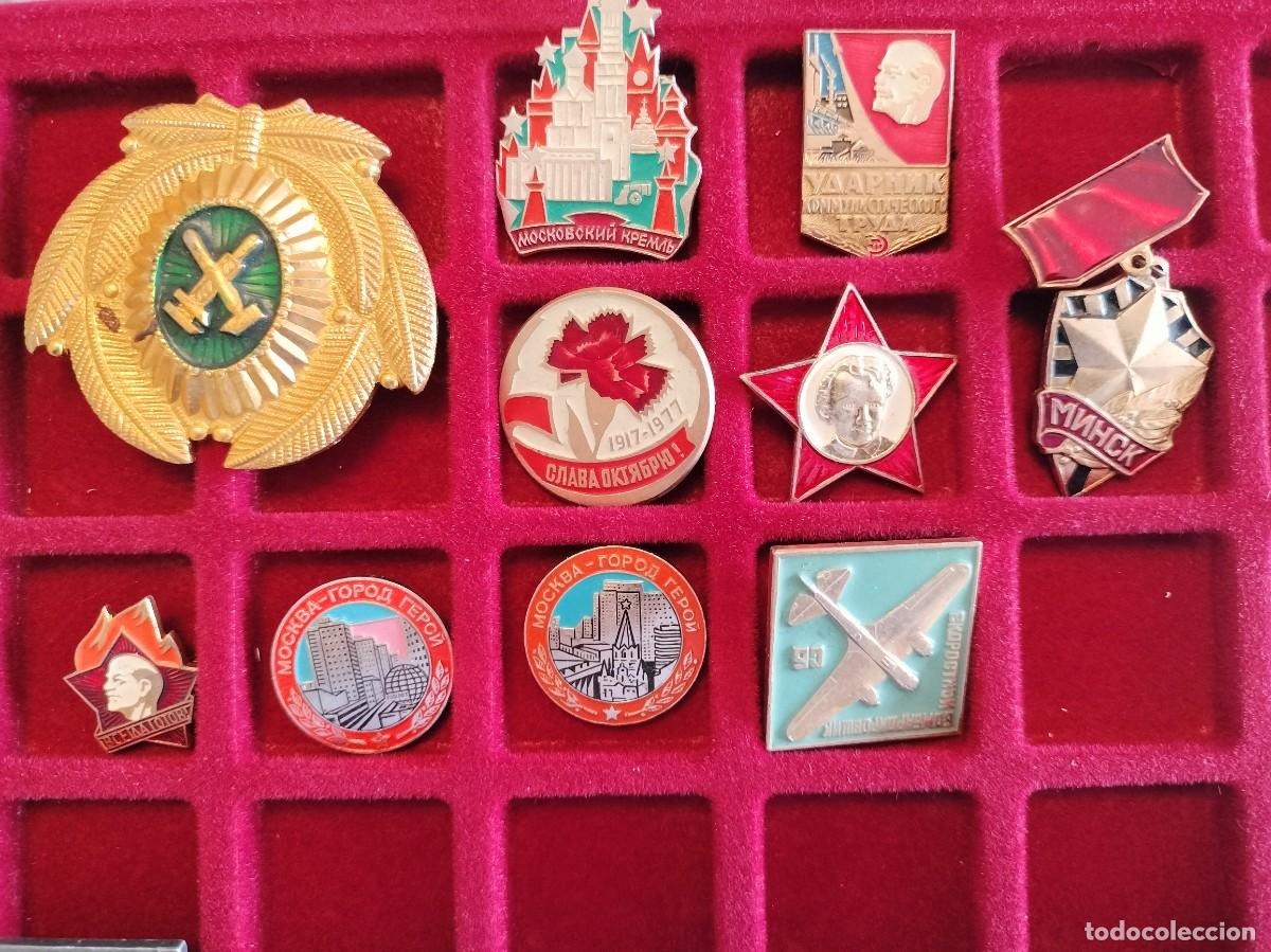 Pins de colecci&oacute;n: LOTE DE 10 PINS - INSIGNIA DE AGUJA - URSS -