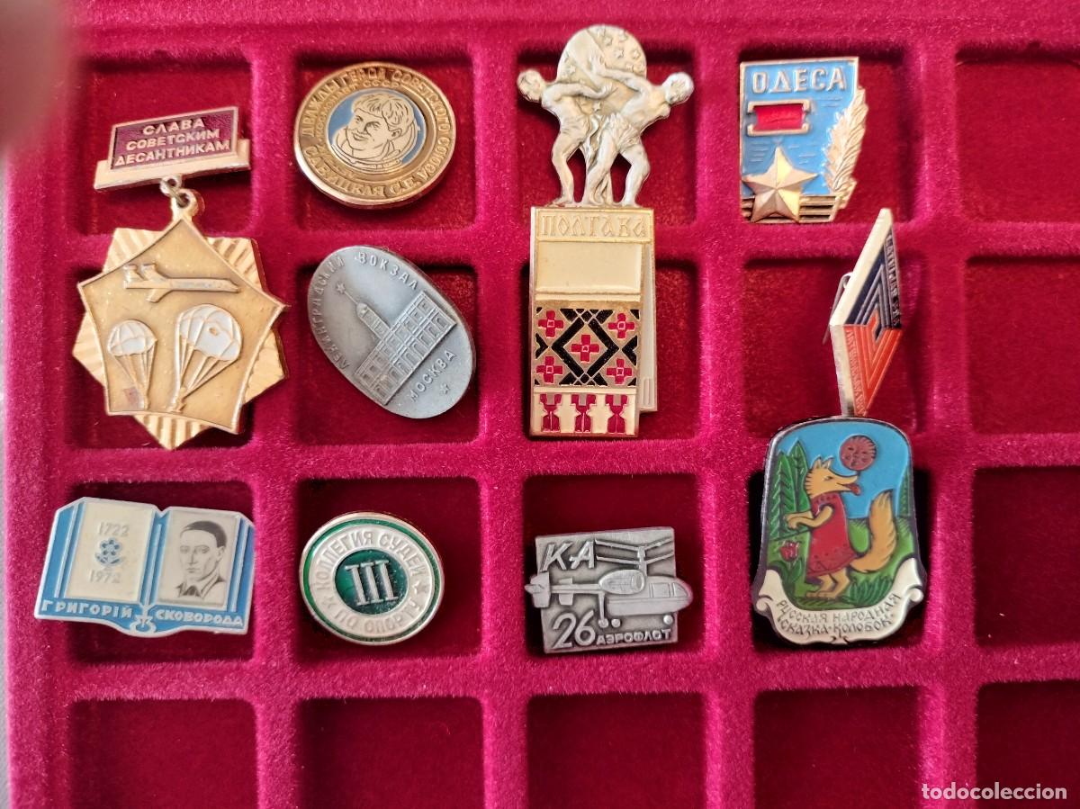 Pins de colecci&oacute;n: LOTE DE 11 PINS - INSIGNIA DE AGUJA - URSS -