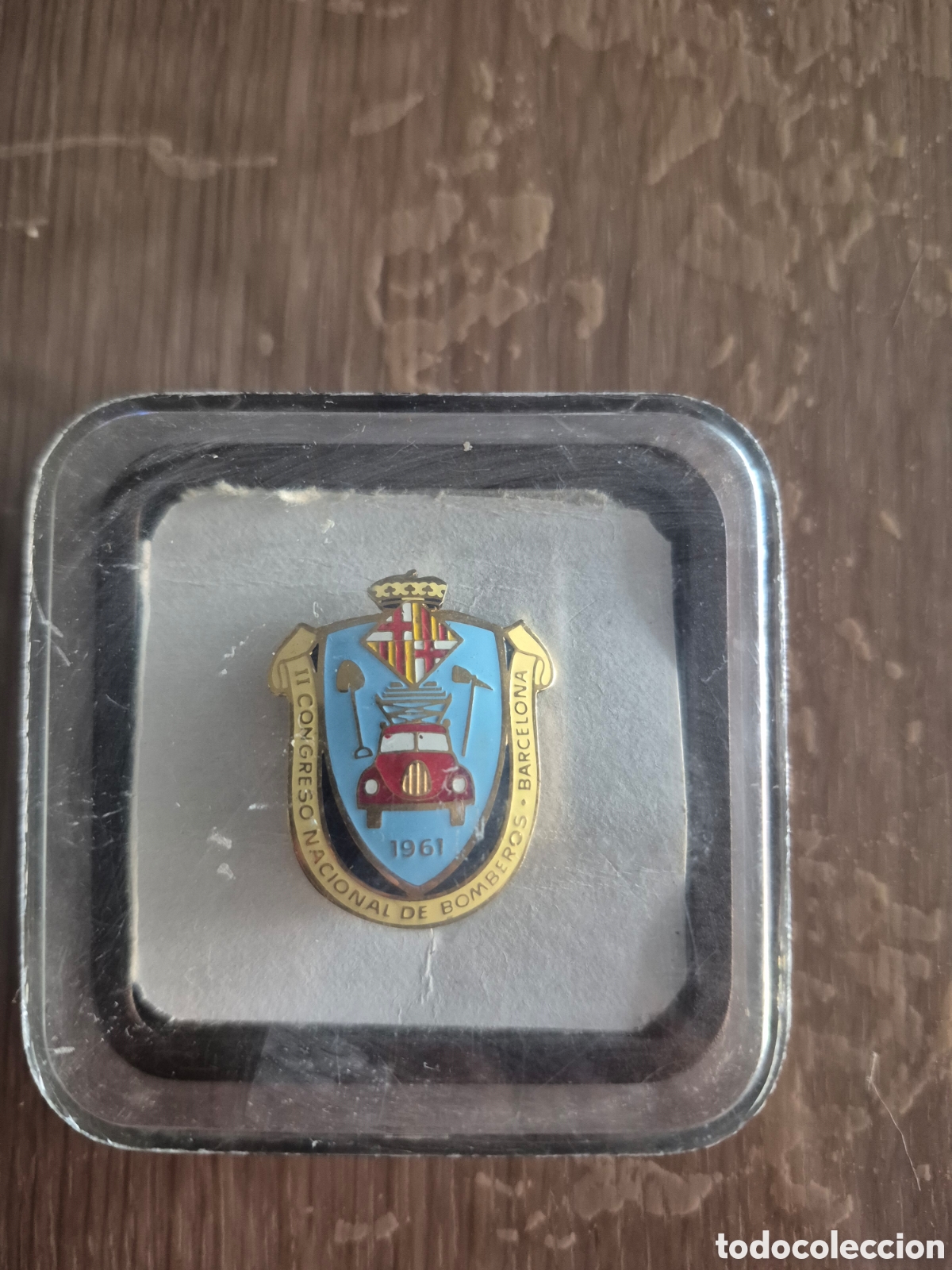 Pins de colecci&oacute;n: INSIGNIA PIN II CONGRESO NACIONAL DE BOMBEROS BARCELONA